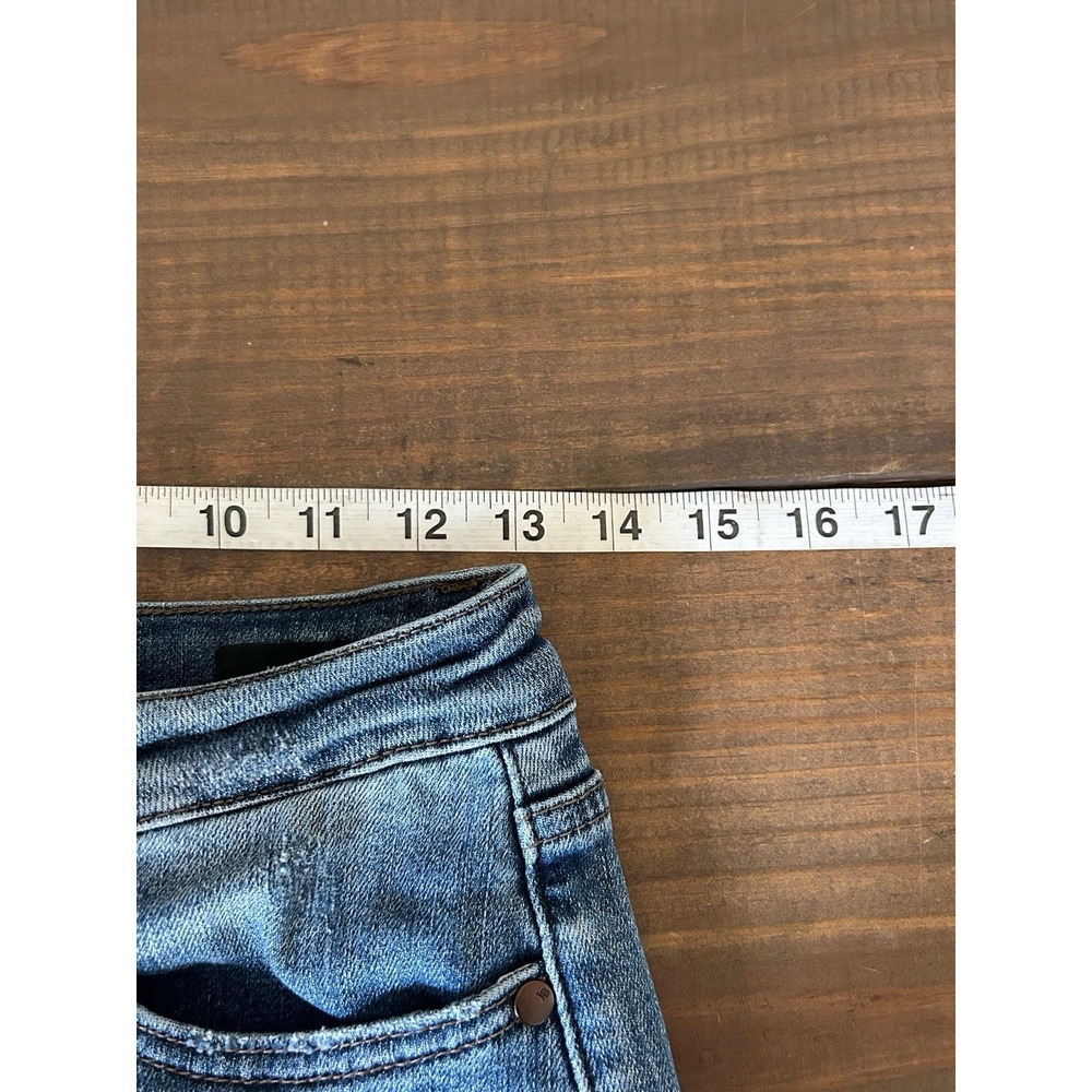 Judy Blue High Rise Medium Wash  Cropped Wide Leg Jeans 1/25 - Picture 7 of 8